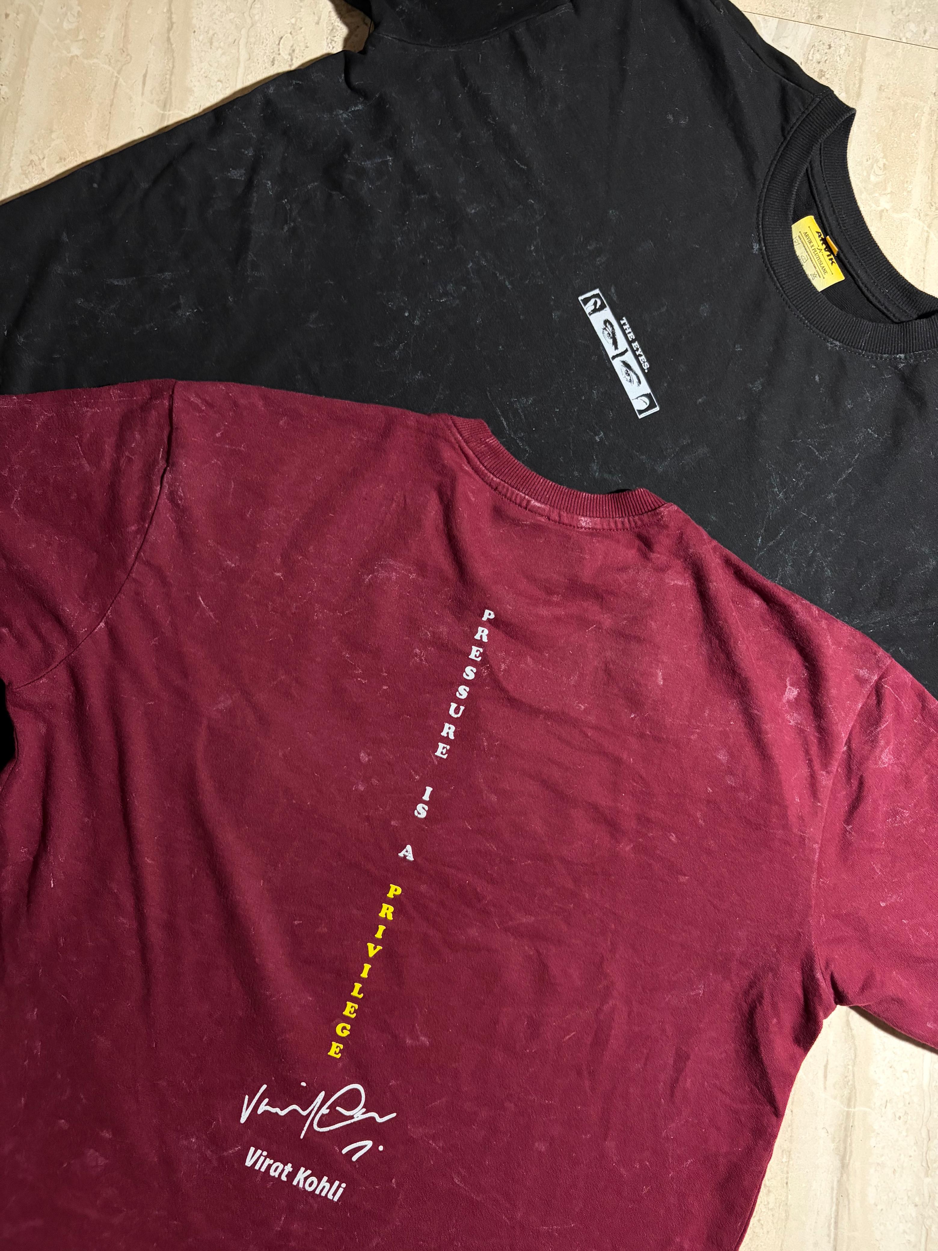 Pressure is a Privilege - THE EYES: Acid wash Tee